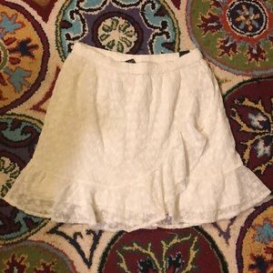 A&F high-waisted lace skirt